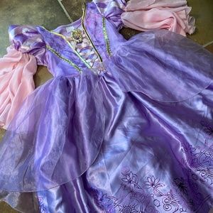 Disney Rapunzel princess dress costume - Girls Sz 7/8 ☀️🌺